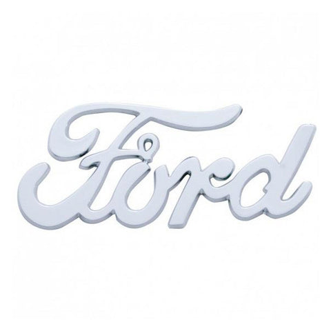 Chrome Ford Emblem